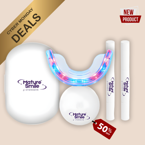 *NEW* MatureSmile™ LED Teeth Whitening Kit | Enamel-Safe Whitening for Adults 40+ *NEW* MatureSmile™ LED Teeth Whitening Kit | Enamel-Safe Whitening for Adults 40+