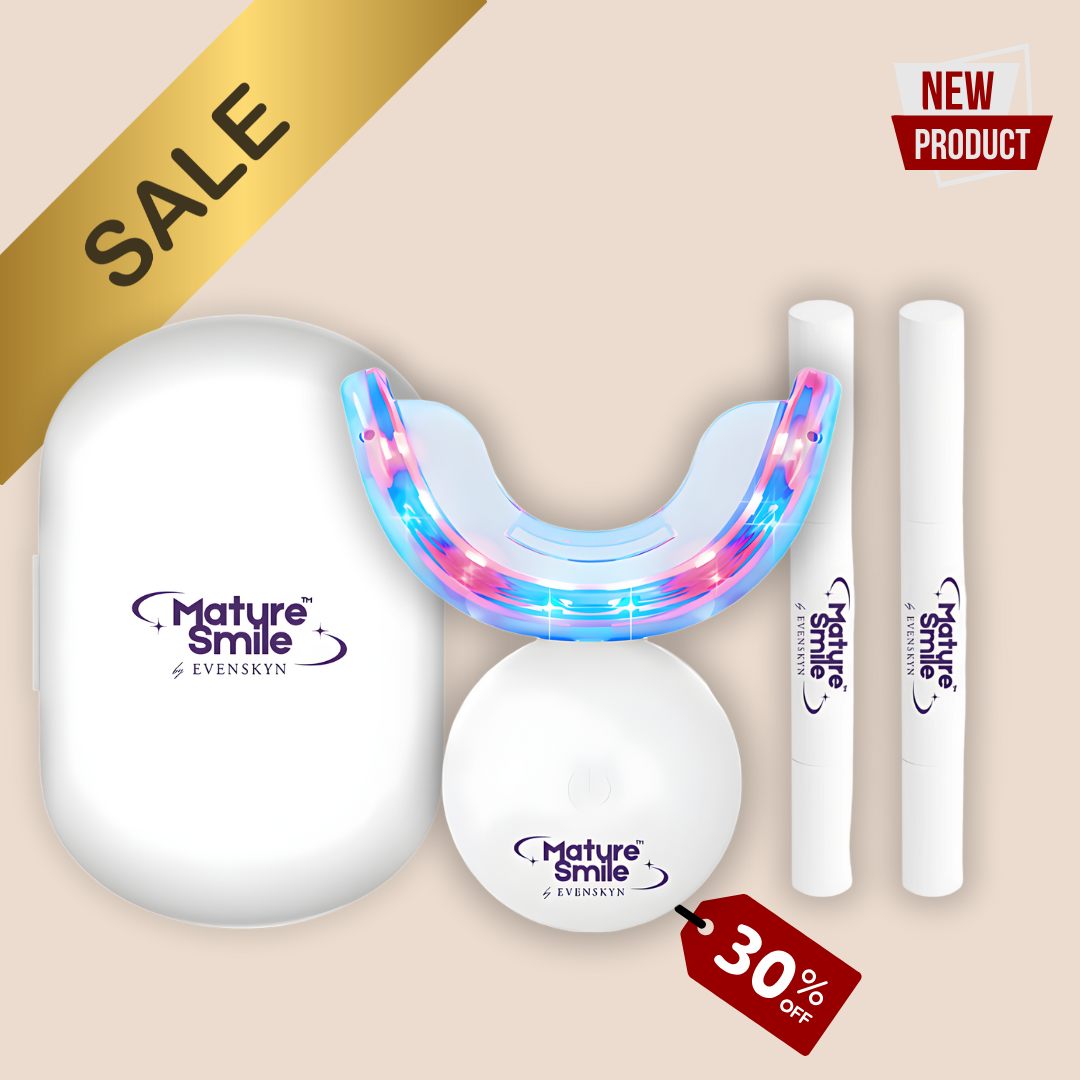*NEW* MatureSmile™ LED Teeth Whitening Kit | Enamel-Safe Whitening for Adults 40+ *NEW* MatureSmile™ LED Teeth Whitening Kit | Enamel-Safe Whitening for Adults 40+