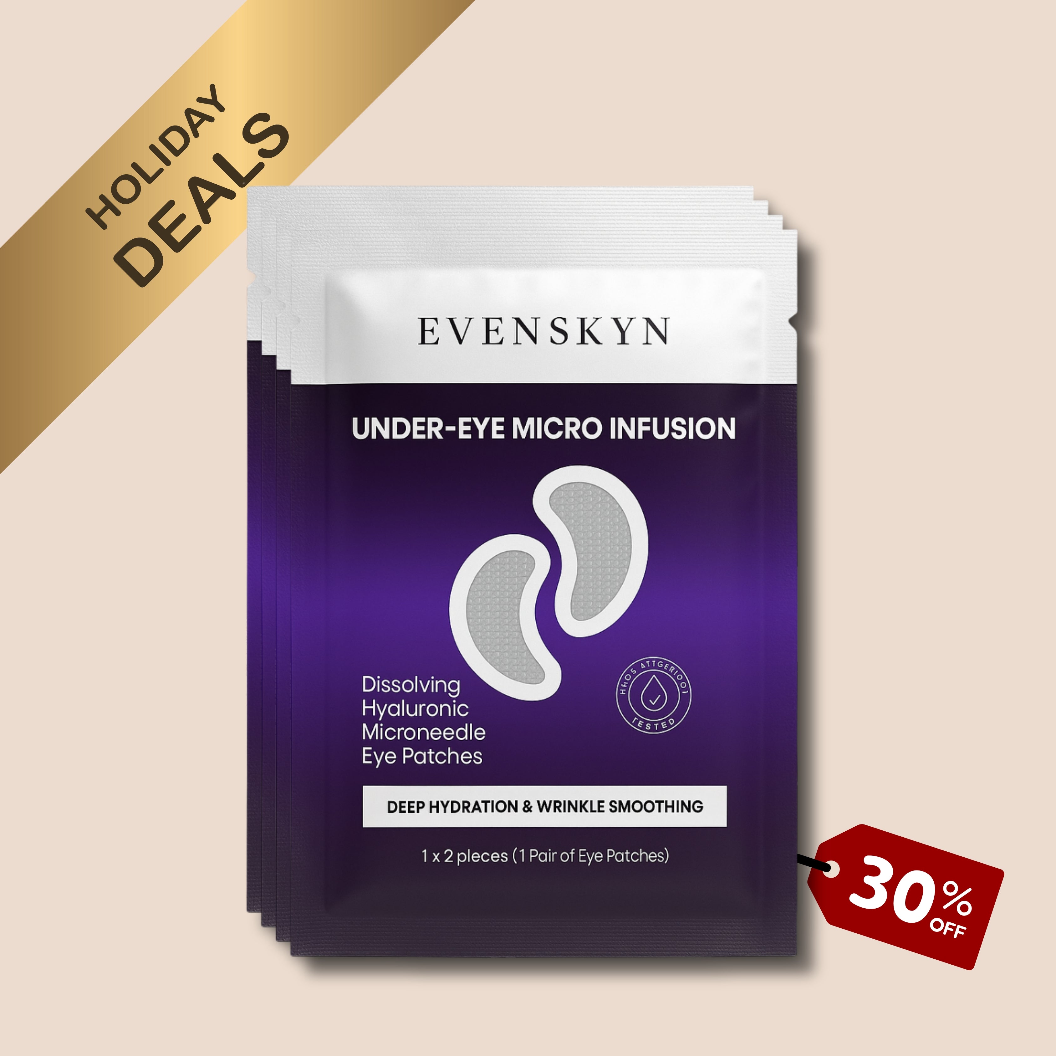 Under-Eye Micro Infusion Dissolving Hyaluronic Microneedle Eye Patches Under-Eye Micro Infusion Dissolving Hyaluronic Microneedle Eye Patches