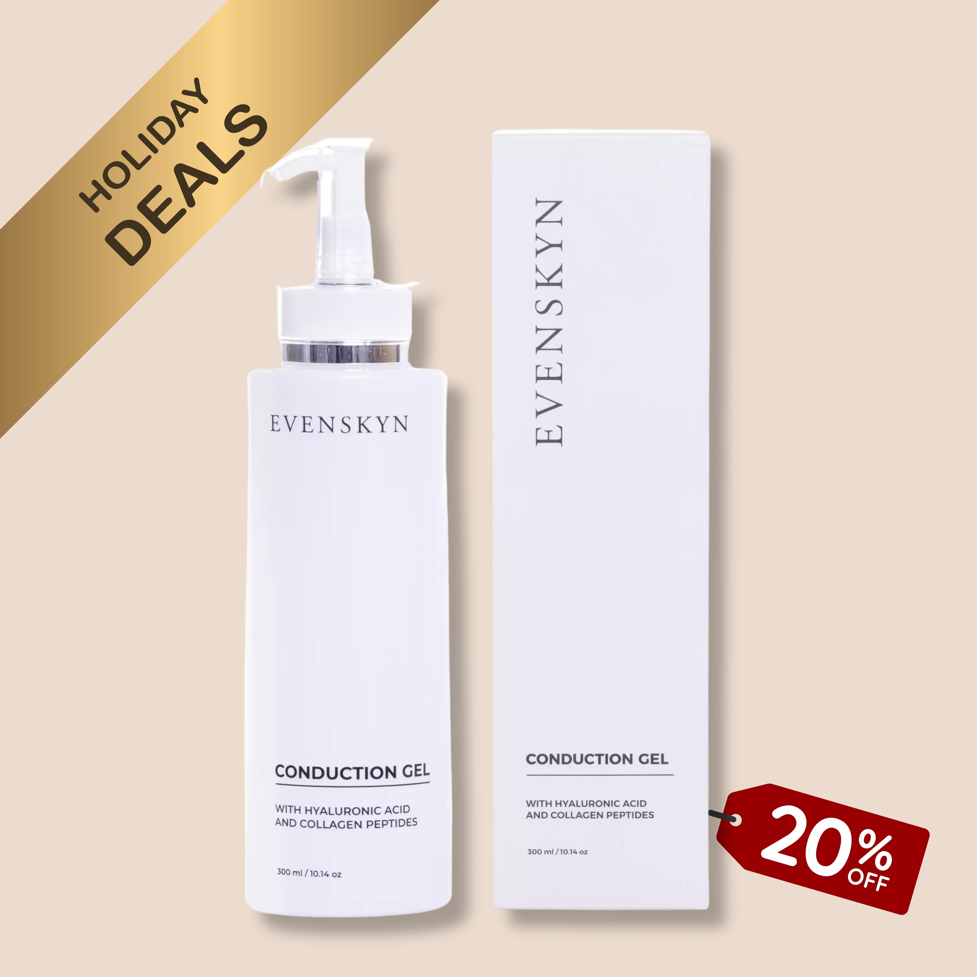 Product image EvenSkyn® Conduction Gel (300ml) — For Radiofrequency (RF), Ultrasound & Microcurrent Devices