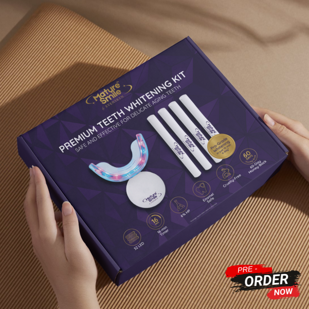 Product image MatureSmile™ Premium LED Teeth Whitening Kit for Sensitive & Mature Smiles