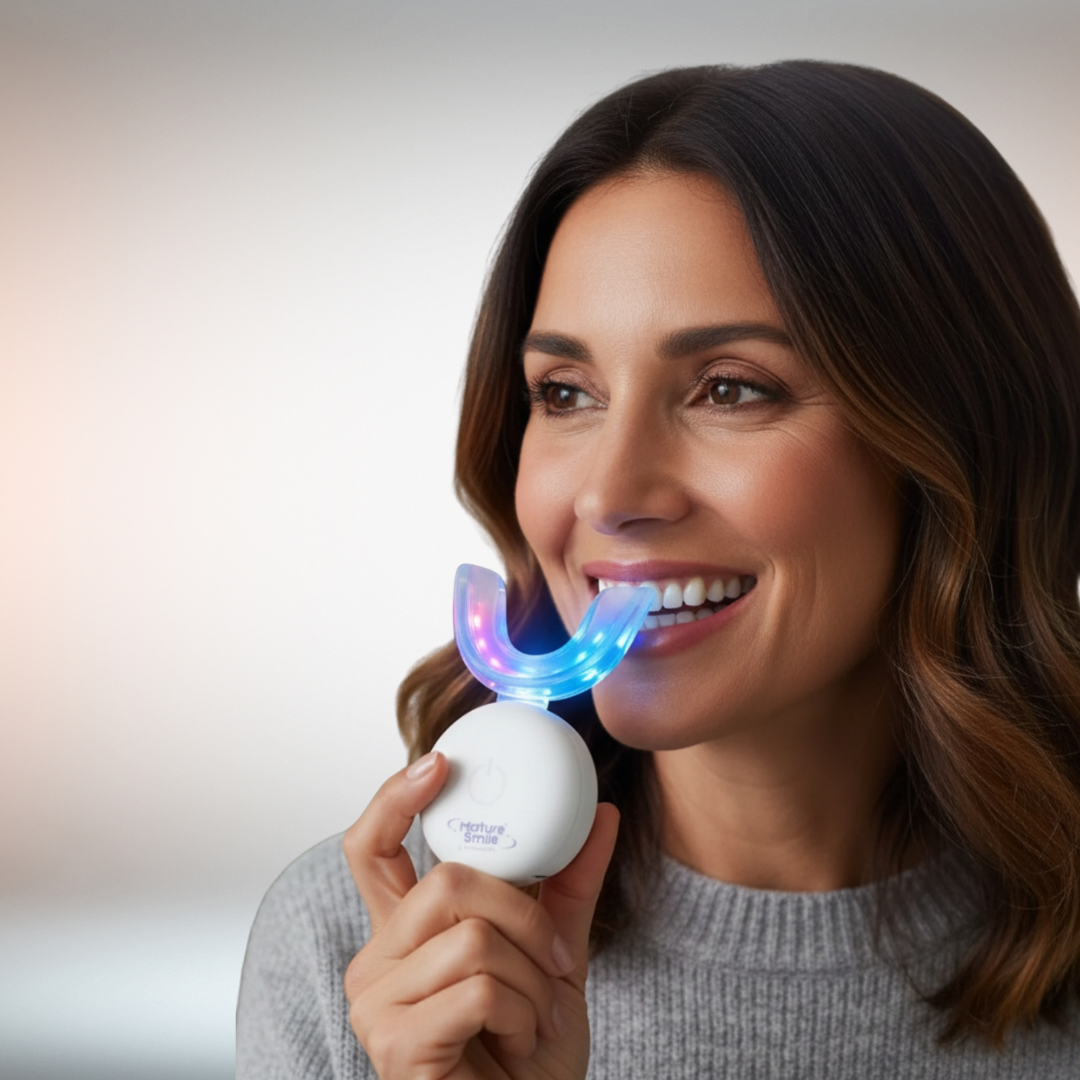 *NEW* MatureSmile™ LED Teeth Whitening Kit | Enamel-Safe Whitening for Adults 40+ *NEW* MatureSmile™ LED Teeth Whitening Kit | Enamel-Safe Whitening for Adults 40+