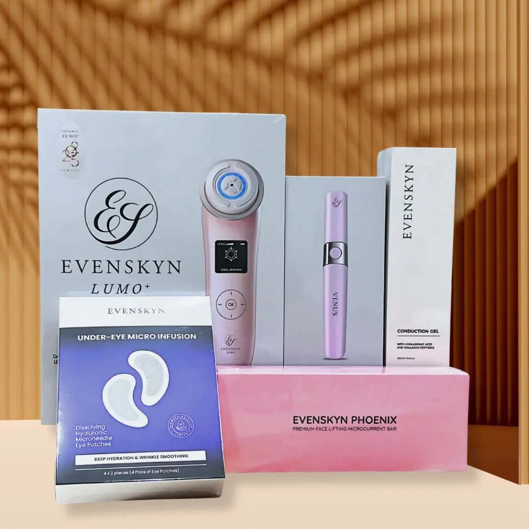 *NEW* Advanced Care+ Bundle: Lumo⁺ + Venus + Phoenix w/ Under-eye Patches & Gel ES® Beauty Solutions *NEW* Advanced Care+ Bundle: Lumo⁺ + Venus + Phoenix w/ Under-eye Patches & Gel ES® Beauty Solutions
