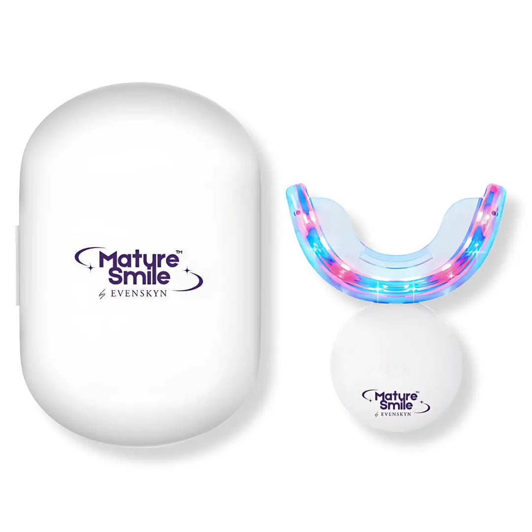 MatureSmile™ LED Teeth Whitening Kit | Enamel-Safe Whitening for Adults 40+ EVENSKYN® MatureSmile™ LED Teeth Whitening Kit | Enamel-Safe Whitening for Adults 40+ EVENSKYN®