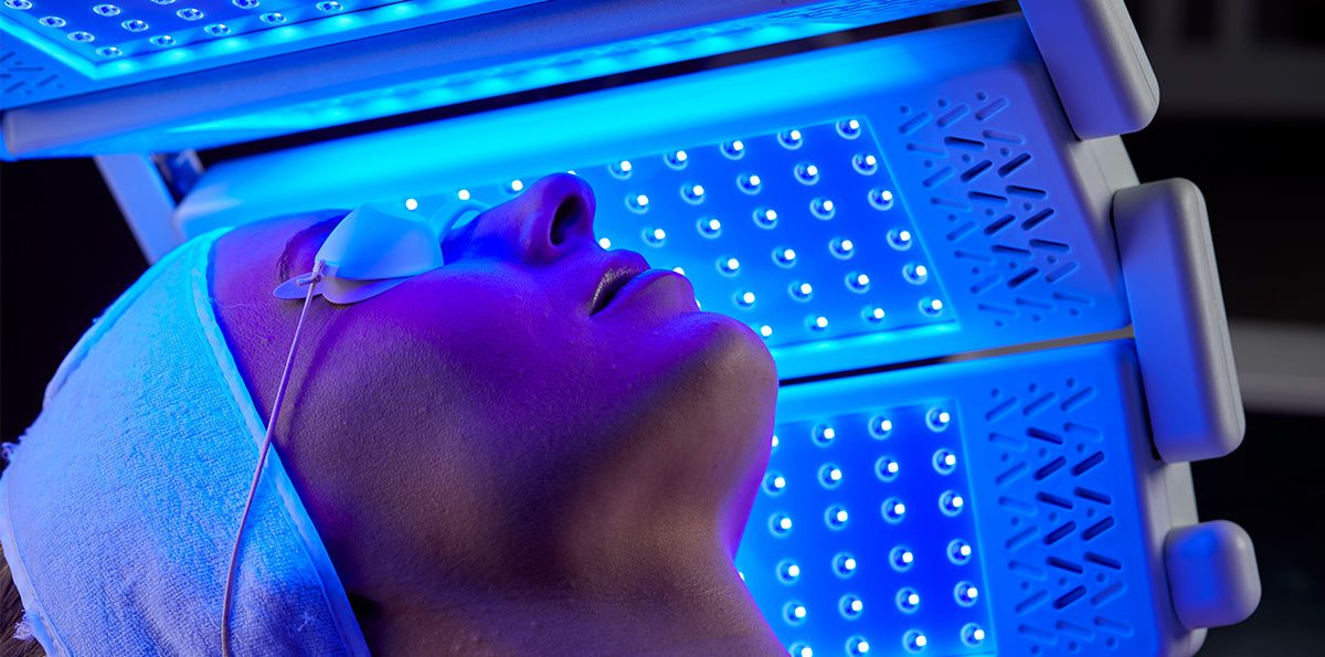 Is LED light therapy safe for use around the eyes?