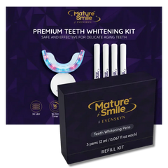 Brighter smile with MatureSmile LED whitening kit