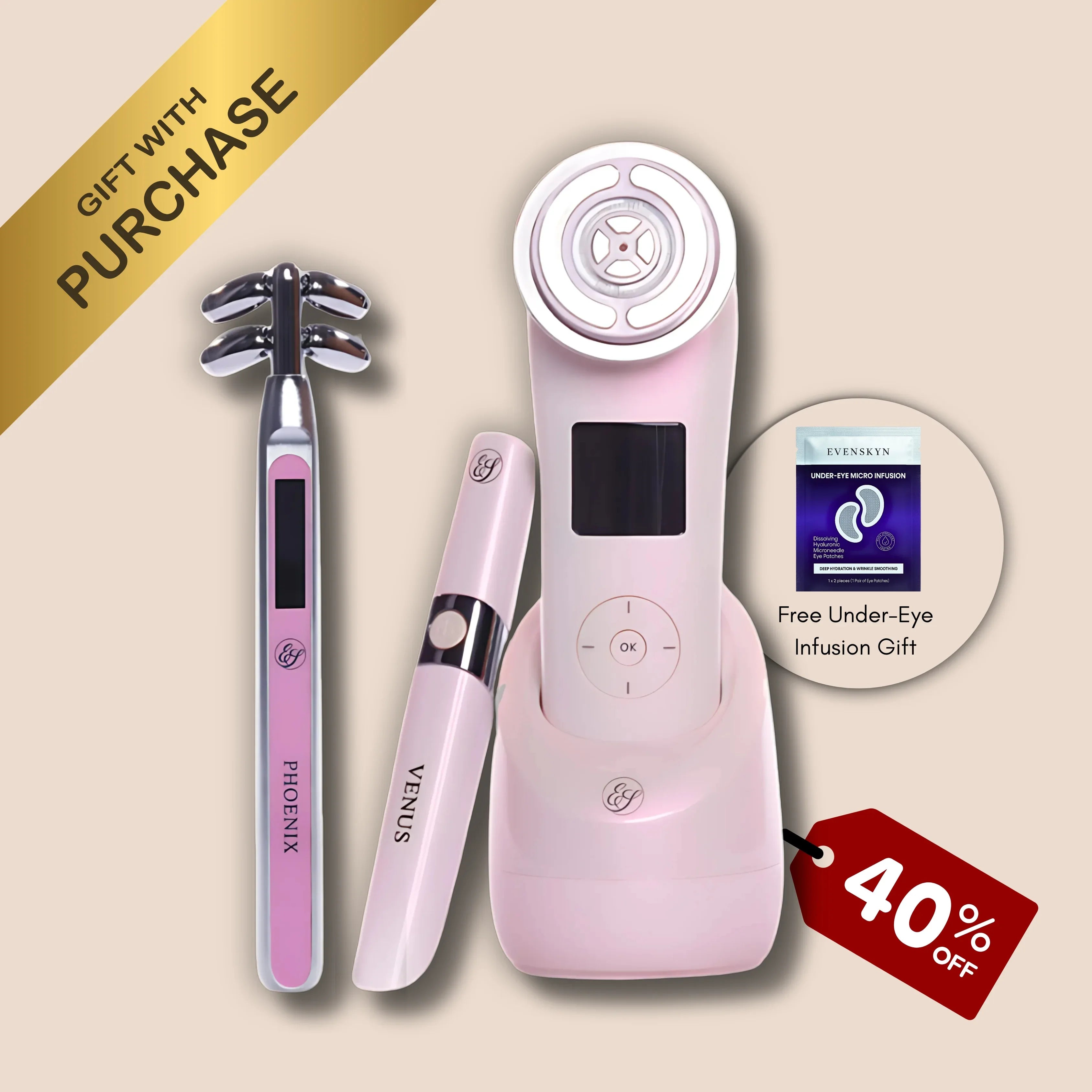 Lumo⁺, Venus & Phoenix Anti-Aging Device Bundle | EvenSkyn®