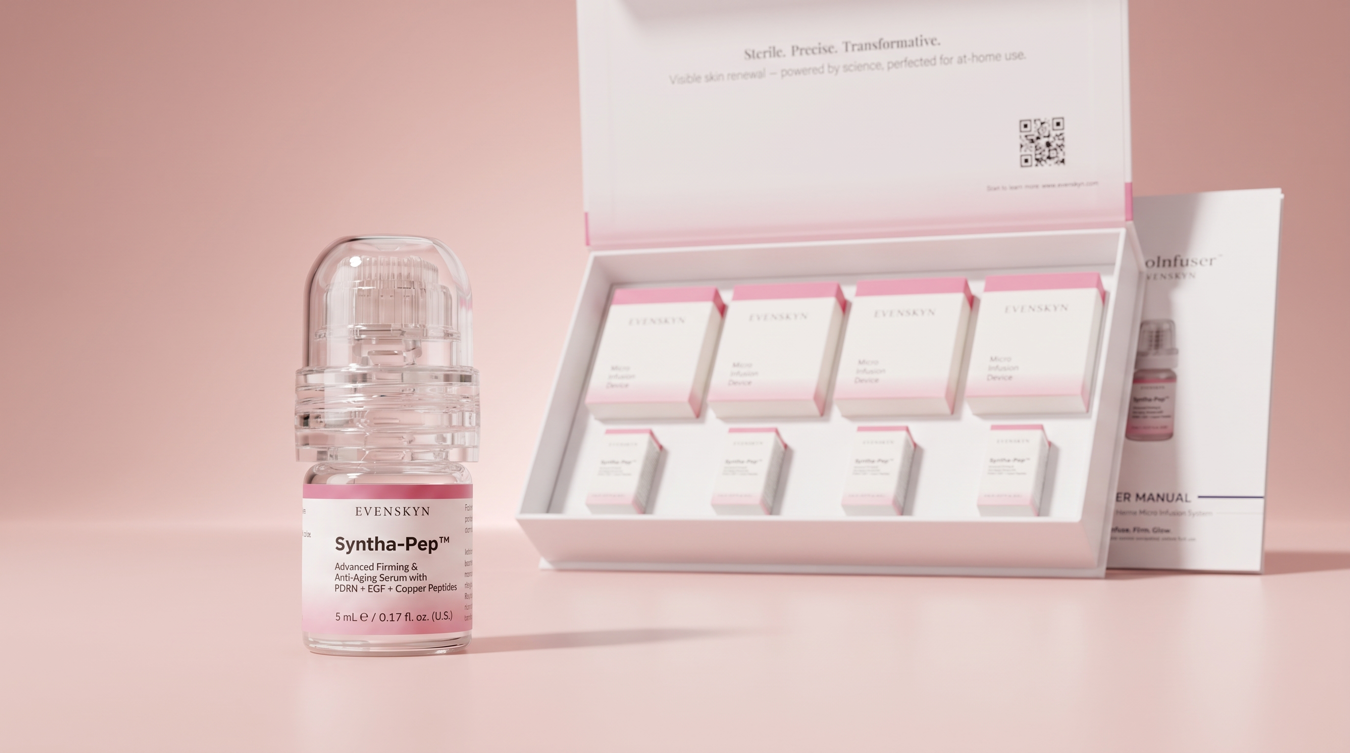 EvenSkyn® MicroInfuser™ At-Home Micro-Infusion Kit with Syntha-Pep™ PDRN Serum [Pre-Order Only]