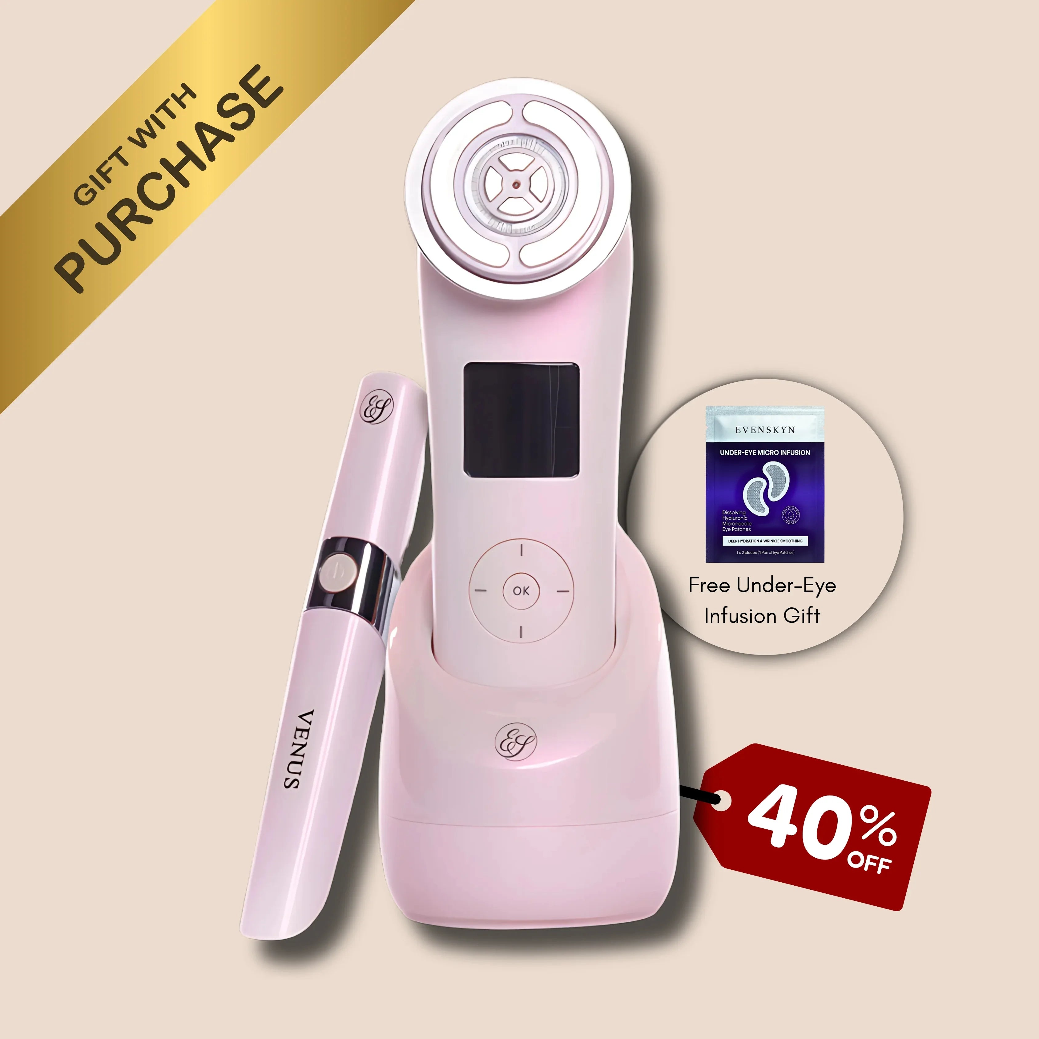 Lumo⁺ & Venus Anti-Aging Device Bundle for Face & Eyes