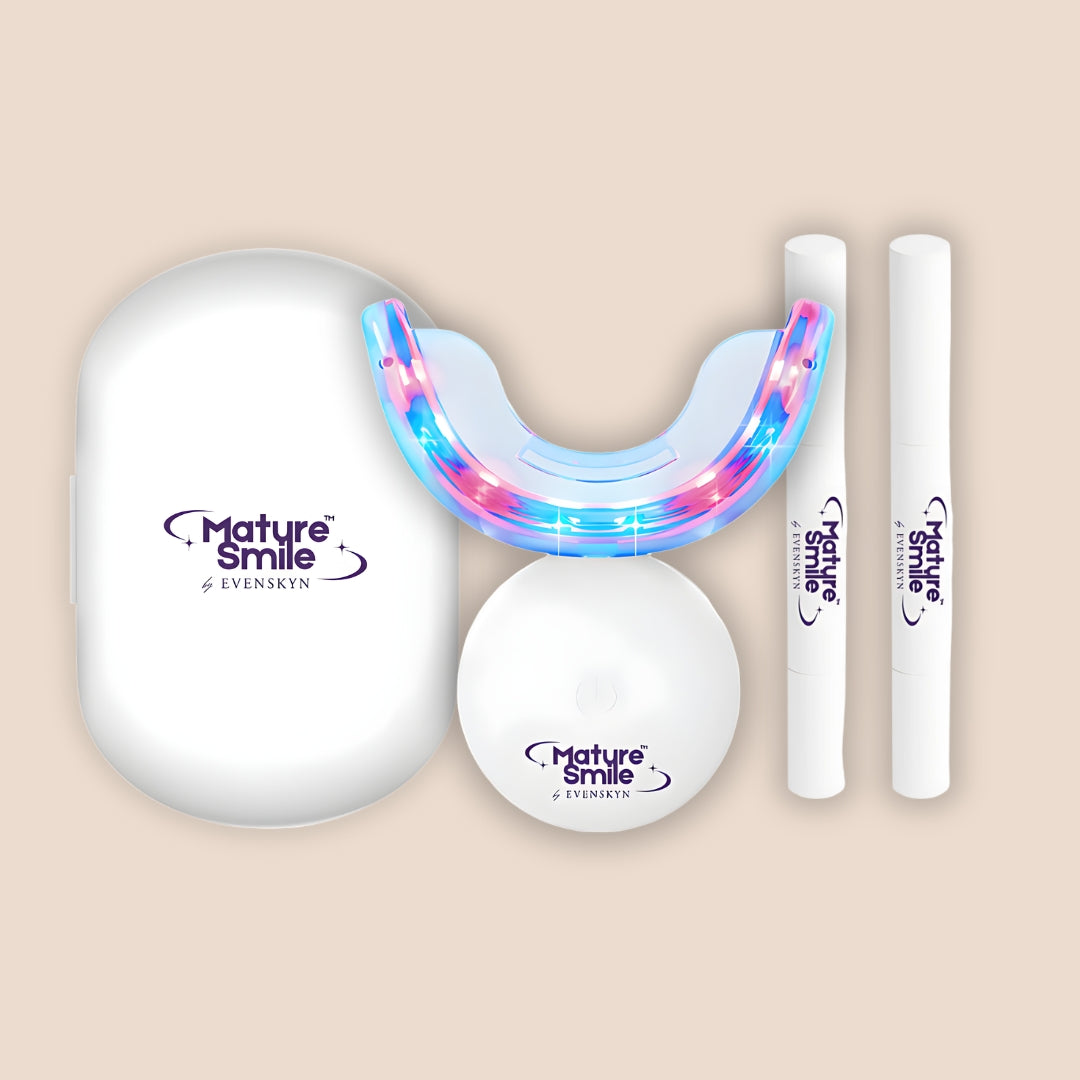 *NEW* MatureSmile™ LED Teeth Whitening Kit | Enamel-Safe Whitening for Adults 40+