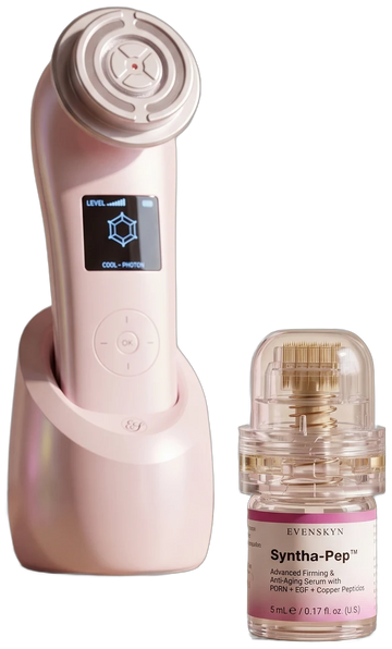 The Lumo+ in its dock beside the MicroInfuser